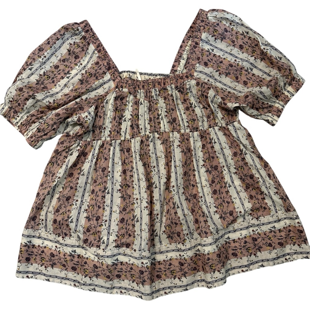 FREE PEOPLE FLORAL TOP